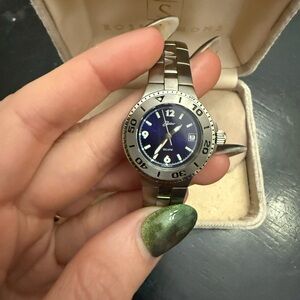 Belair Blue Dial titanium Wristwatch